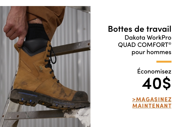 Men's Dakota WorkPro Quad Comfort Work Boots Save $40