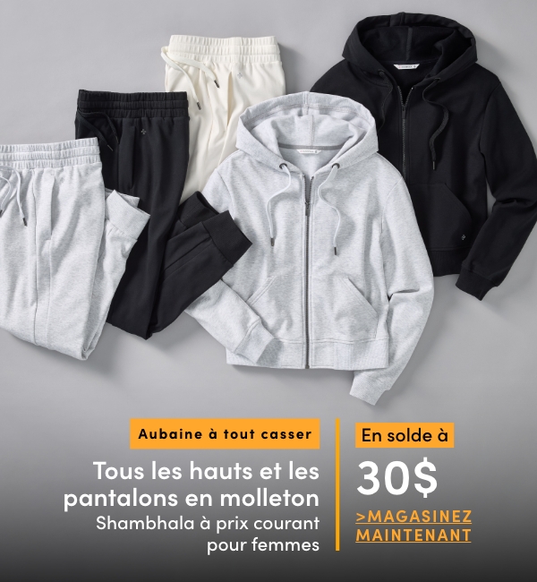 Door Crasher All Regular-Priced Women's Shambhala Fleece Tops + Bottoms Sale $30