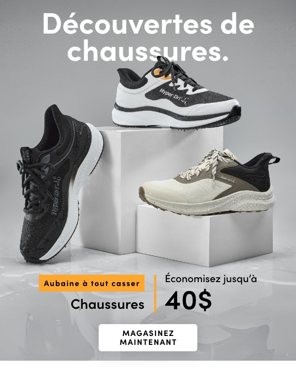 Door Crasher Save up to $40 on Footwear