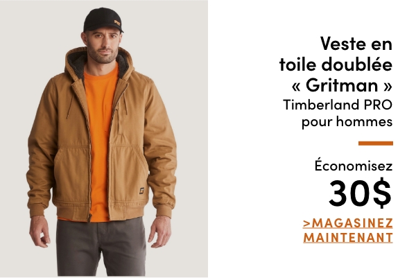 Men's Timberland PRO 'Gritman' Lined Canvas Jacket Save $30