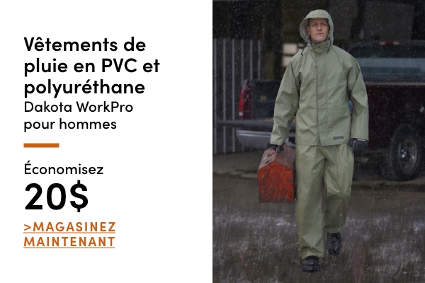 Men's Dakota WorkPro PVC + PU Rainwear Save $20