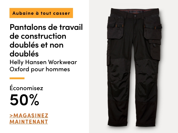 Door Crasher Men's Helly Hansen Workwear Oxford Lined + Unlined Construction Pants Save $50