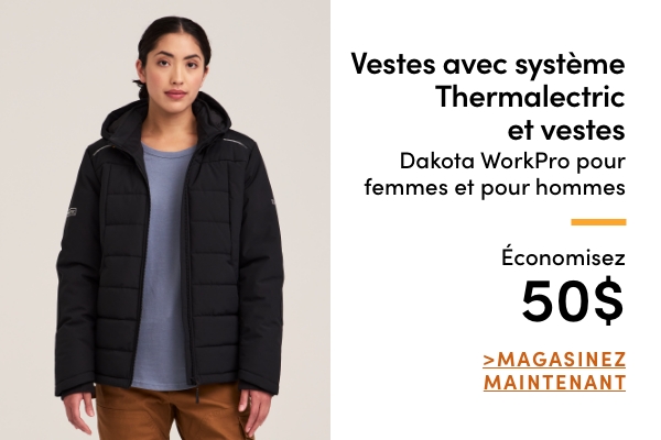 Women's + Men's Dakota WorkPro Thermalectric Jackets + Vests Save $50