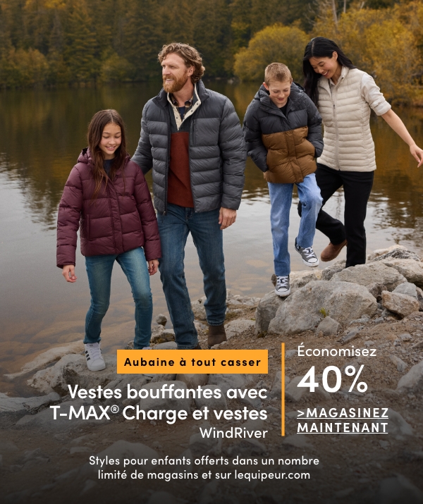 Door Crasher Save 40%  WindRiver TMAX Charge Puffer Jackets + Vests 