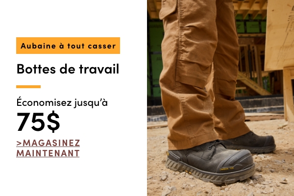 Door Crasher Save up to $75 on Work Boots