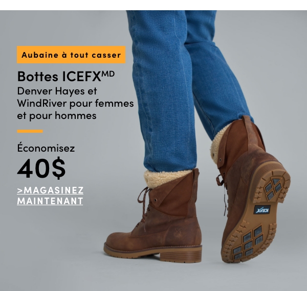 Door Crasher Women's + Men's Denver Hayes & WindRiver ICEFX Boots Save $40