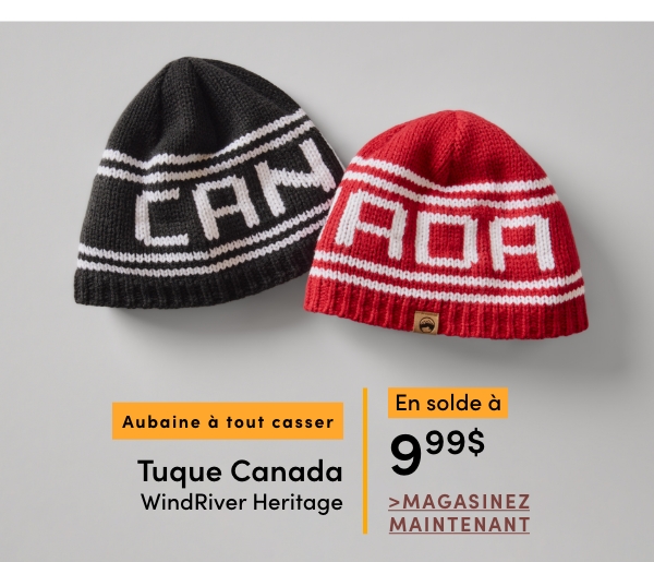 Door Crasher WindRiver Heritage Canada Toque Sale $9.99