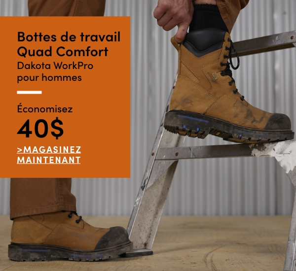 Men's Dakota WorkPro Quad Comfort Work Boots Save $40