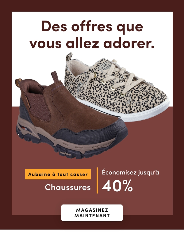 Door Crasher Save up to 40% on Footwear