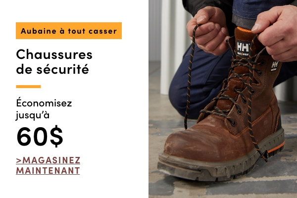 Door Crasher Save up to $60 on Safety Footwear