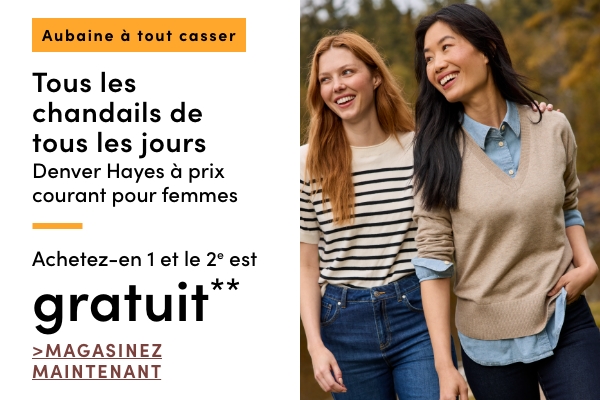 Door Crasher All Regular-Priced Women's Denver Hayes Everyday Sweaters Buy one get one free*