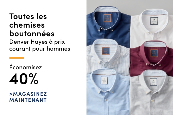 All Regular-Priced Men's Denver Hayes Button Up Shirts Save 40%