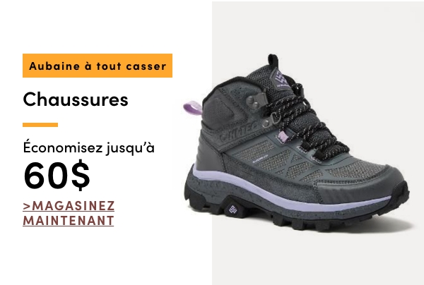 Door Crasher Save up to $60 on Footwear