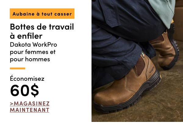 Door Crasher Women's + Men's Dakota WorkPro Pull-on Work Boots Save $60