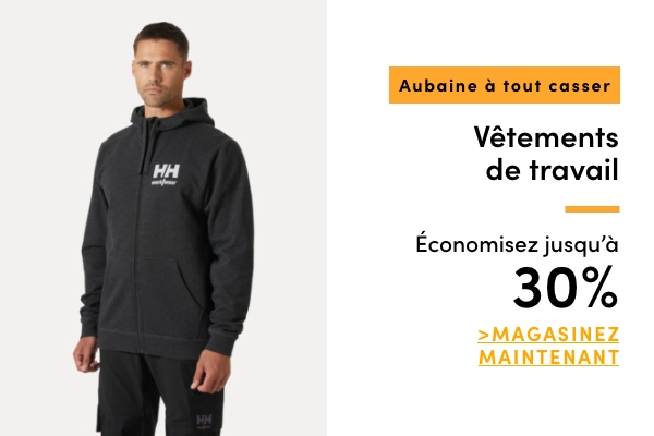 AUBAINE À TOUT CASSER Vêtements de travail économisez jusqu'à 30 %