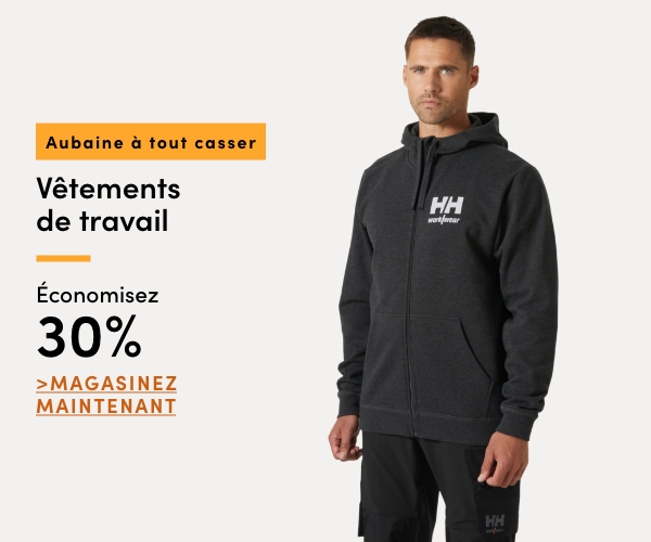 AUBAINE À TOUT CASSER Vêtements de travail économisez jusqu'à 30 %