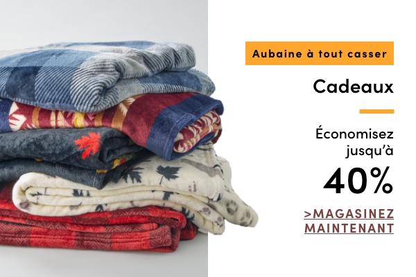 AUBAINE À TOUT CASSER Cadeaux. Économisez jusqu'à 40 %