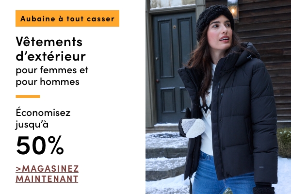 Aubaine à tout casser vêtements d'extérieur Économisez jusquʼà 50 %