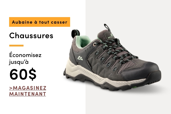 AUBAINE À TOUT CASSER Chaussures. Économisez jusqu'à 60 $