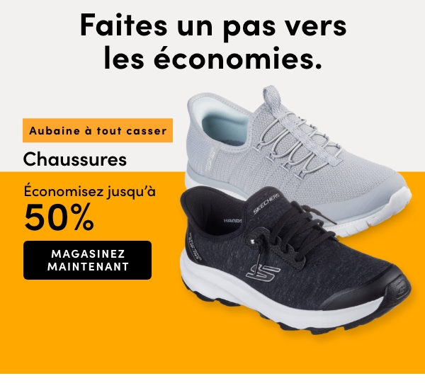Aubaine à Tout Casser Chaussures économisez jusqu'à 50%