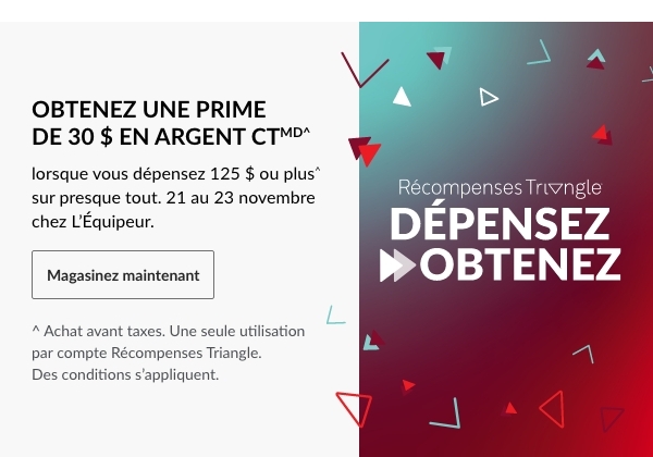 OBTENEZ UNE PRIME DE 30 $ EN ARGENT CTMD^