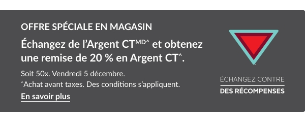 Triangle redemption event in store only