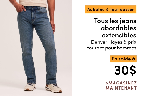 Aubaine à Tout Casser Tous les jeans abordables extensibles Denver Hayes à prix courant pour hommes en solde à 30$