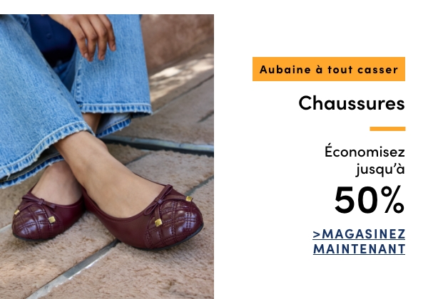 Aubaine à Tout Casser Chaussures Économisez jusqu'à 50 %