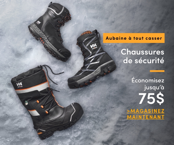  Aubaine à Tout Casser Chaussures de sécurité économisez jusqu'à 75 $