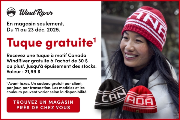 Free WindRiver Canada Toque with Purchase