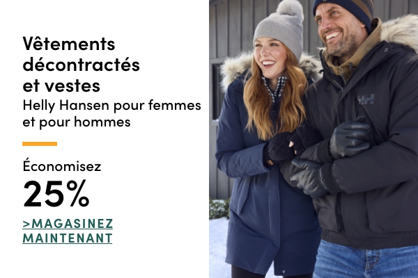 Vêtements décontractés et vestes Helly Hansen pour femmes et pour hommes économisez 25%