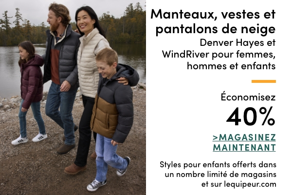 Jeans, vestes et pantalons de neige Denver Hayes et WindRiver économisez 40%