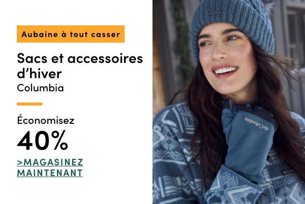 Sacs et accessoires d'hiver Columbia économisez 40%