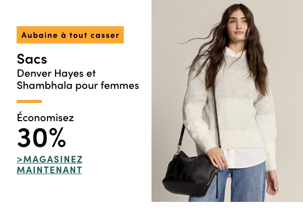  Aubaine à Tout Casser sacs Denver Hayes et Shambhala pour femmes économisez 30%