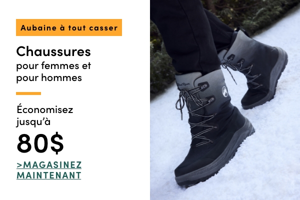 Aubaine à Tout Casser Chaussures pour femmes et pour hommes économisez jusqu'à 80 $