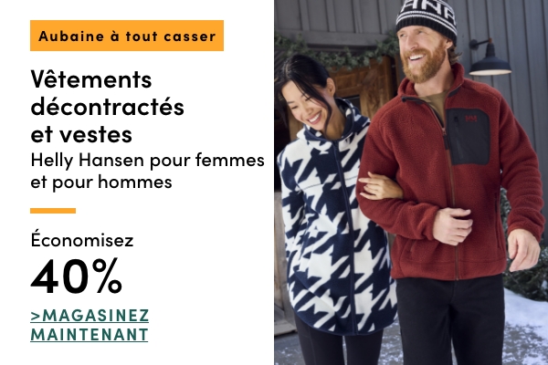  Aubaine à Tout Casser Vêtements décontractés et vestes Helly Hansen pour femmes et pour hommes économisez 40%