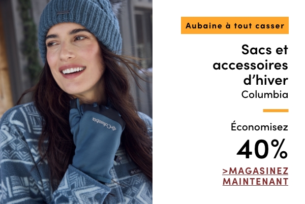 Sacs et accessoires d'hiver Columbia économisez 40%