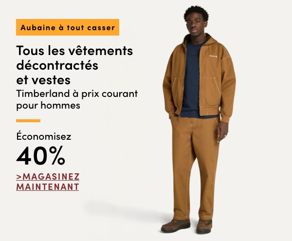Aubaine à Tout Casser Tous les vêtements décontractés et vestes Timberland à prix courant pour hommes économisez 40%