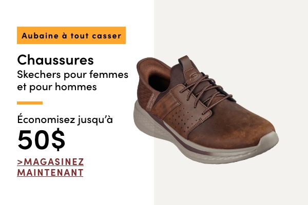  Aubaine à Tout Casser Chaussures Skechers pour femmes et pour hommes économisez jusqu'à 50$