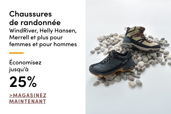 Chaussures de randonnée WindRiver, Helly Hansen, Merrell et plus pour femmes et pour hommes économisez jusqu'à 25%