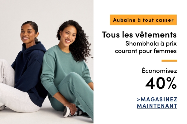 Aubaine à Tout Casser Tous les vêtements Shambhala à prix courant pour femmes économisez 40 %