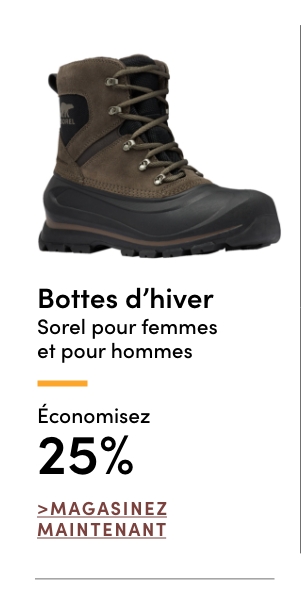 Bottes d'hiver Sorel pour femmes et pour hommes économisez 25 %