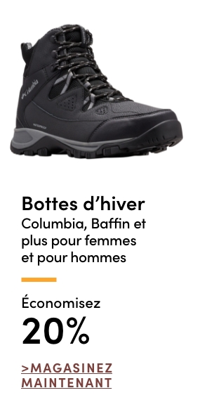 Bottes d'hiver Columbia, Baffin et plus pour femmes et pour hommes économisez 20 %