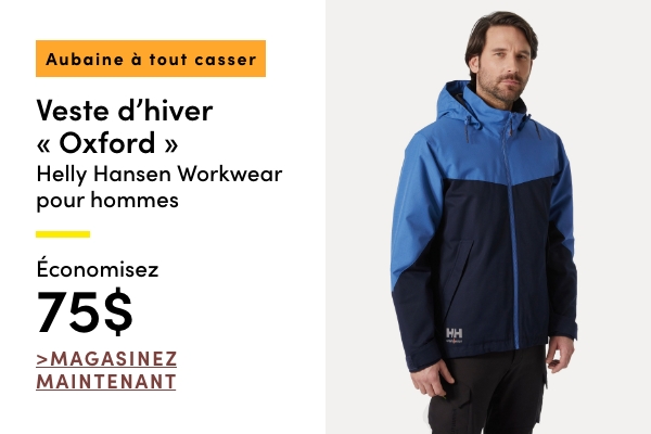 Aubaine à Tout Casser Veste d'hiver Oxford Helly Hansen Workwear pour hommes économisez 75$