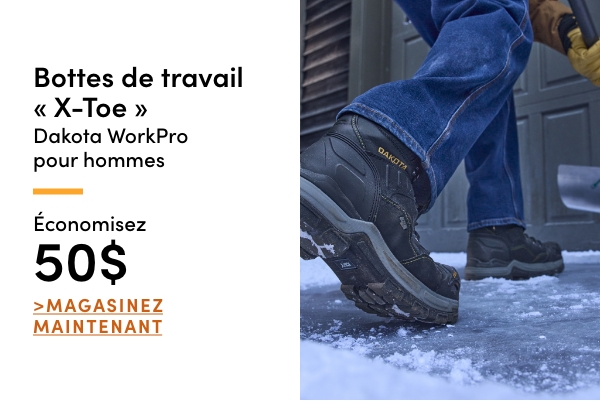 Bottes de travail X-Toe Dakota WorkPro pour hommes économisez 50$