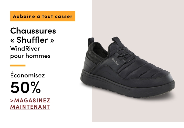 Aubaine à Tout Casser Chaussures Shuffler WindRiver pour hommes économisez 50%