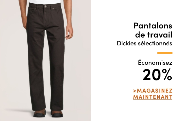Pantalons de travail Dickies sélectionnés économisez 20 %