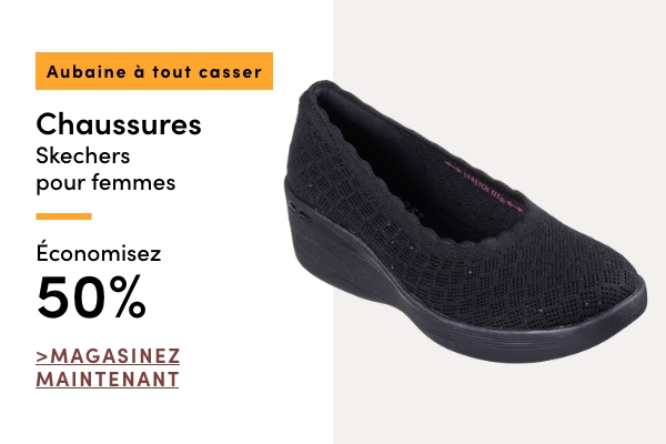 Aubaine à Tout Casser Chaussures Skechers pour femmes économisez 50 %