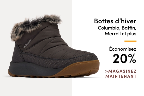 Bottes d'hiver Columbia, Baffin, Merrell et plus économisez 20 %