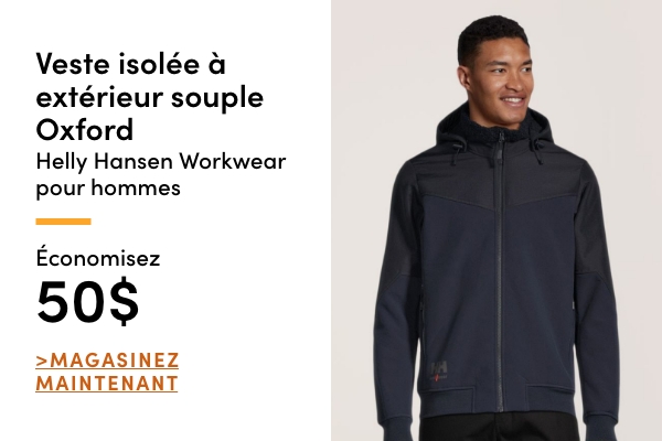 Veste isolée à extérieur souple Oxford Helly Hansen Workwear pour hommes économisez 50 $